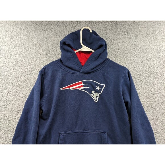 Kids Large New England Patriots Hoodie Sweatshirt NFL Football - Picture 4 of 12